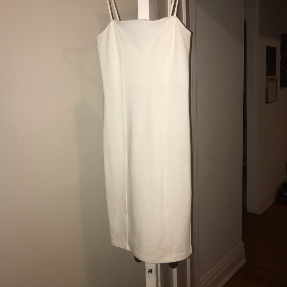 Ivory Bodycon Knit Dress